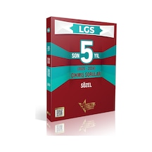 Lgs Sözel Son 5 Yıl Çıkmış Sorular 2020-2024 Sınavlarla Birebir Tıpkı Basım Video Çözümlü