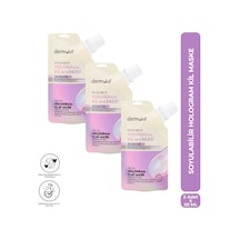 Dermokil Soyulabilir Hologram Kil Maske 50 Ml X 3 Adet