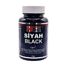 Su Bazlı Toz Gıda Boyası My Bake 25 Gr Siyah