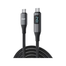 240w Usb 3.1 Gen2 10gbps E-mark Çipli Led Display Ekranlı 4k 60hz Görüntü Ve Type-c Hızlı Şarj Kablosu 1.25 Metr Diğer