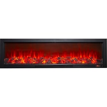 Alaz Efekt Elektrikli Şömine Haznesi Ses Efektli Bluetooth 180 cm