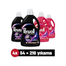 Perwoll Hassas Bakım Sıvı Çamaşır Deterjanı 216 Yıkama Siyah 2 x 2970 ML + Renkli Yenileme 2 x 2970 ML