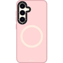 Galaxy S24 Uyumlu Kılıf Magsafe Destekli Çizilmeye Ve Aşınmaya Dayanıklı Youngkit Velvet Seri Pembe Galaxy S24 Uyumlu Kılıf Magsafe Destekli Çizilmeye Ve Aşınmaya Dayanıklı Youngkit Velvet Seri Pembe