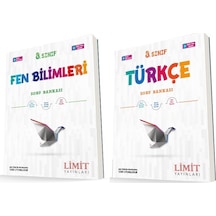 Limit 8. Sınıf Fen Bilimleri + Türkçe Soru Seti 2 Kitap 2023