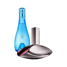 Davidoff Cool Water Kadın Parfüm EDT 100 ML + Calvin Klein Euphoria Kadın Parfüm EDP 100 ML Davidoff Cool Water Kadın Parfüm EDT 100 ML + Calvin Klein Euphoria Kadın Parfüm EDP 100 ML
