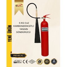 Elit Yangın Co2 Karbondioksit Gazlı Yangın Söndürme Tüpü Marin Belgeli Tekneye Uygun