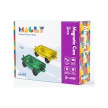 Magly Magnetic Cars Manyetik Araç Oyun Seti - Manyetik Yapı Blokları Araba Eklentisi