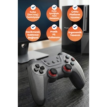 Xo Gp3 Turbo Özellikli Kablosuz Gamepad - Pc Ps3 Android Uyumlu Seri Atış Modu