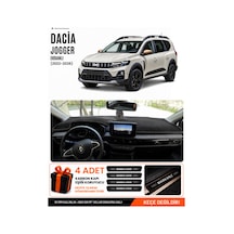 Dacia Jogger Ekranlı 2022-2026 Uyumlu Torpido Örtüsü, Torpido Kılıfı - Siyah