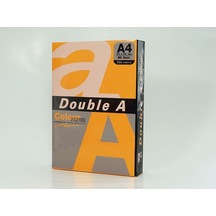 Double A Renkli Kağıt 500 Lü A4 75 Gram Fosforlu Turuncu 1 Top 500 Yaprak