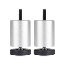 Suntek 2x Ayarlanabilir Mobilya Bacakları 8cm-gümüş Gümüş