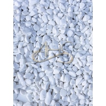 Ahs Beyaz Dolomit Taş 5 Kg 1-2 Cm Dere Çakıl Taşı Bahçe Peyzaj Süs Taşı Saksı Teraryum Akvaryum Taşı