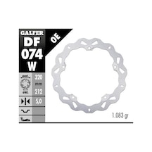Honda Nc750 X Ön Fren Diski 320 Mm 2014-2024 Galfer Dalgalı Sabit Disk