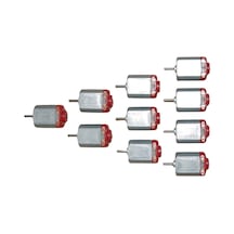 Dc Motor 3v Yassı 130 Tip - Hobi Ve Fen Deney Motoru - 10'lu Paket