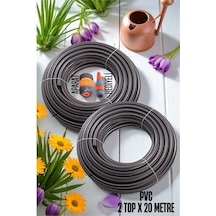 Modacar 2 Top 20 Metre Bahçe Hortumu Sulama Aparatı Set Altın - Kırmızı