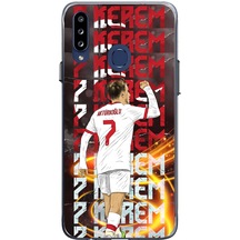 Samsung Galaxy A20s Uyumlu Kerem Aktürkoğlu Sevinç Baskılı Silikon Kılıf Renkli