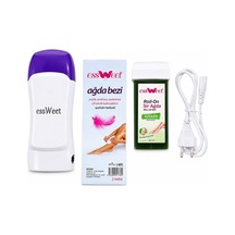 Essweet Ağda Seti Roll-on 100ml Ağda Bezi 2mt Isıtıcı