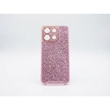 Redmi Note 13 4 G Pembe Simli Kılıf Modeli