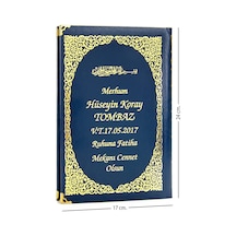 50 Adet - Isim Baskılı Ciltli Yasin Kitabı - Orta Boy - 176 Sayfa N11.5059