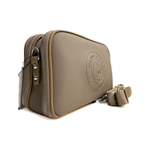 Just Polo Günlük Kombinlere Uygun Kadın Omuz Çantası Krem Camel Renk