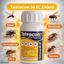 Tetracon 50 Ec 250 Ml Konsantre Böcek Ve Haşere İlacı Etkili Sivrisinek, Karasinek, Pire Ve Genel Haşere Kontrolü