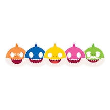 LPB6355 Balonevi, Baby Shark Parti Zamanı, 6 adet Maske