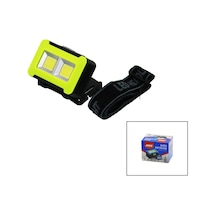 Pilli 3w Cob Led Kafa Lambası Fener 3-kademe Işık Ayarı - Flaşör 4.5v 150lümen Timya/go1395 198643 Karışık / Çoklu Renk