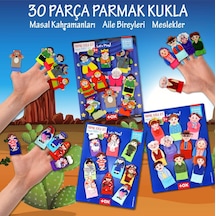 3 Set 30 Parça Tox Masal Kahramanları Aile Bireyleri ve Meslek