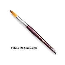 Pebeo 123 Seri Sentetik Yuvarlak Uçlu Fırça No 16