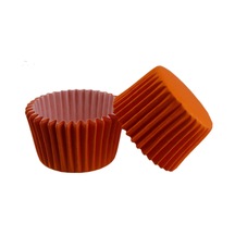 Cupcake Kalıbı Pet Kapsül Kek Kalıbı 48X34 Mm 100 Adet Turunc N11.1163
