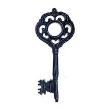 Mistik Dekor Anahtar, 197x83 Mm - Büyük Boy, Antik, Vintage Stil Süs Tasarım Aksesuar Anahtarı Altın