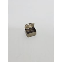 Antika Cloisonne Minyatür Kutu 3,2x2,5cm 096