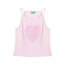 United Colors Of Benetton Kız Çocuk Pembe Atlet Bnt-g21220