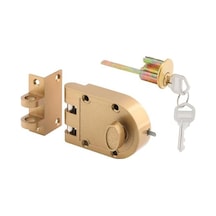 Prime-line Prime Line U9970 10cm - 0.8cm Brass Diecast Jimmy-proof Deadlock