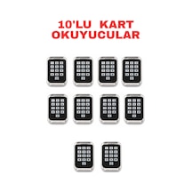Sr-202 Em-w Proximity Kart Okuyucu Ip68 Şifreli Metal Kasa 2000 Kullanıcı Kapasiteli 125 Khz 10 Adet
