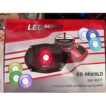 Edison Ed-m609ld 6x9 Oval Midrange 800wat 120 Rms Hoparlör Işıklı