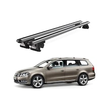 Venüs Volkswagen Passat B7 Sw 2010-2015 Uyumlu Gri Ara Atkı Port Bagaj Tavan Barı