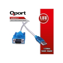 Qport Q-rs232 1.5metre Usb 2.0-rs232 Çevirici-124091