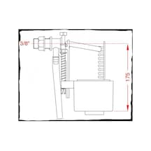 Japar 1/2 Şok Kapatmalı Flatör