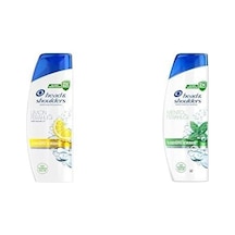 & Shoulders Seti Limon Ferahlığı Yağlı Saçlar İçin Günlük Kullanım 330 Ml Şampuan X2 + Mentol Ferahlığı 330ml X2