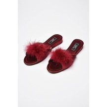 Gc 180 Kadin Ev Terliği - Bordo Bordo