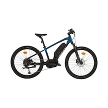 Bisan Arrow Alıvıo Elektrikli Erkek Dağ Bisikleti 33cm Hd 24 Jant 9 Vites Mavi Siyah Çok Renkli