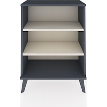 Arges Komodin 2 Raflı 2 Kapaklı 60x30x80 Antrasit-aytaşı Antrasit