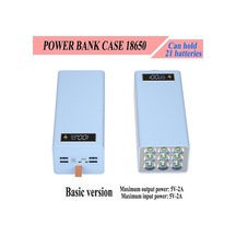 Novahub 21 Adet 18650 Pil Kutusu Dıy Taşınabilir Güç Kaynağı Kılıfı 18650 Pil Saklama Kutusu Pd Qc3.0 Usb 10w Hızlı Kablosuz Şarj Beyaz BEYAZ