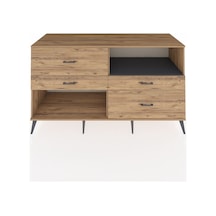 Kronos Konsol Tek Raflı 4 Çekmeceli 176x59x99 Çam-antrasit/çam Çam-antrasit/çam Kronos Konsol Tek Raflı 4 Çekmeceli 176x59x99 Çam-antrasit/çam Çam-antrasit/çam