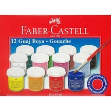 Faber-Castell Guaj Boya 12 Renk 15 Ml
