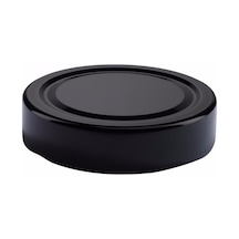 Twist-Of Yarım Etek Siyah Cam Kavanoz Kapağı 70 MM (20'Li)