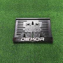 Motorsiklet Plakalık Dekor Lazer Kesim 3d Kabartmalı Model Motor Plakalığı