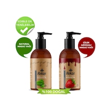 Rekze Vucut Masaj Yagı Çilek Ve Natural Aromalı Masaj Yağı 120 Ml
