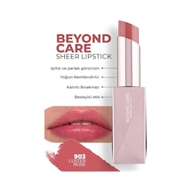 Beyond Care Sheer Lipstick 903 - Luster Rose - Yoğun Nemlendirici Besleyici Etki - Parlak Ruj Çok Renkli
